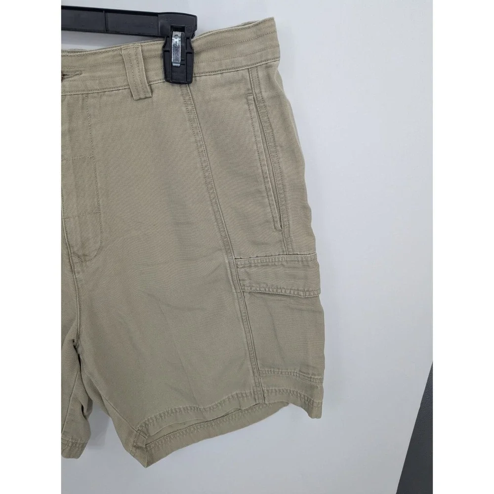 Tommy Bahama Relax VTG Cargo Shorts Men's 36 Beige Tencel Cotton Blend 7